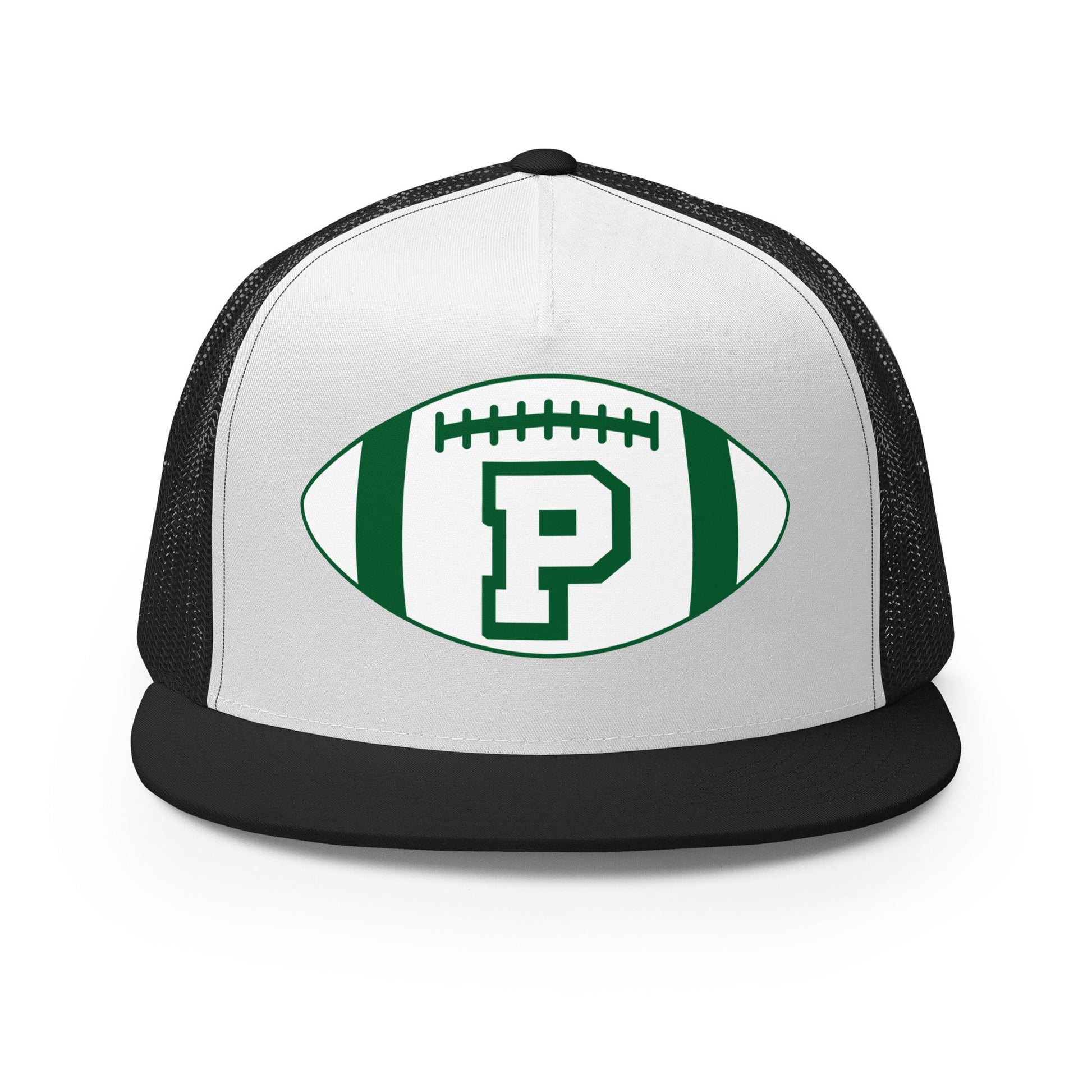 Performance | 5 Panel Trucker Cap | Pentucket Youth Football and Cheer | Varsity Badge Logo
