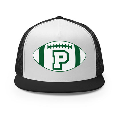 Performance | 5 Panel Trucker Cap | Pentucket Youth Football and Cheer | Varsity Badge Logo