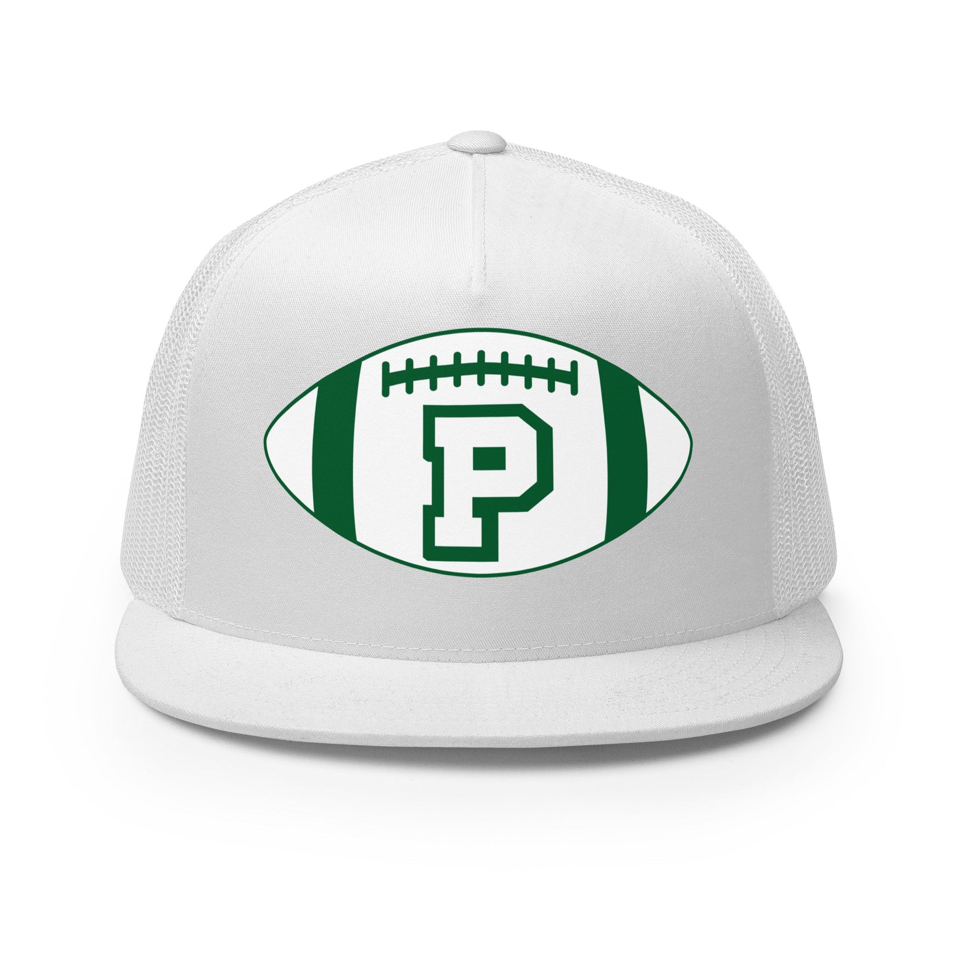Performance | 5 Panel Trucker Cap | Pentucket Youth Football and Cheer | Varsity Badge Logo