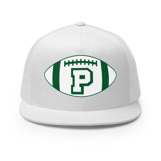 Performance | 5 Panel Trucker Cap | Pentucket Youth Football and Cheer | Varsity Badge Logo