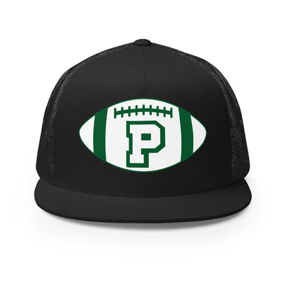 Performance | 5 Panel Trucker Cap | Pentucket Youth Football and Cheer | Varsity Badge Logo