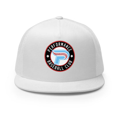 Performance | 5 Panel Trucker Cap | Performance Baseball Club | Alt Logo
