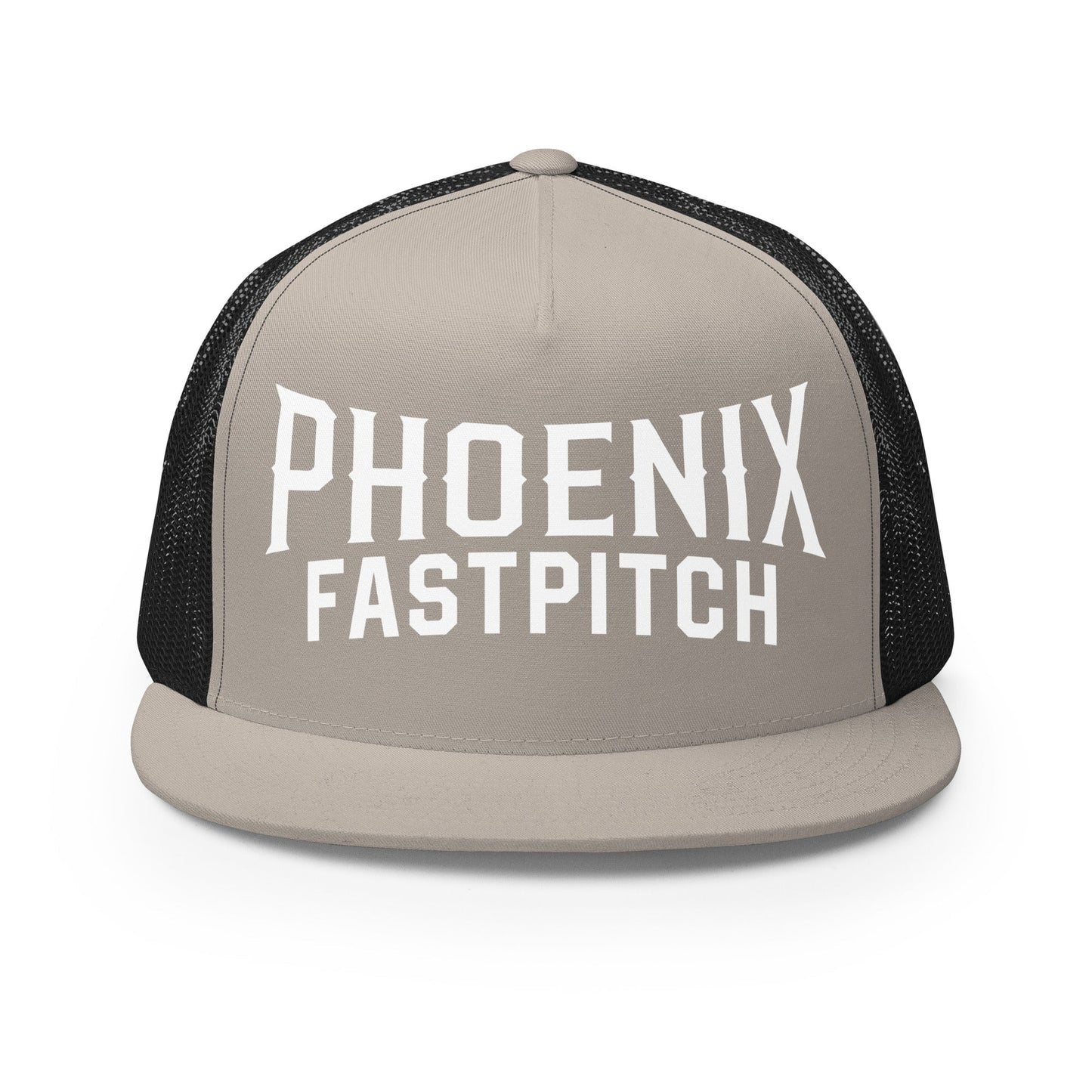 Performance | 5 Panel Trucker Cap | Phoenix Fastpitch | Script Logo