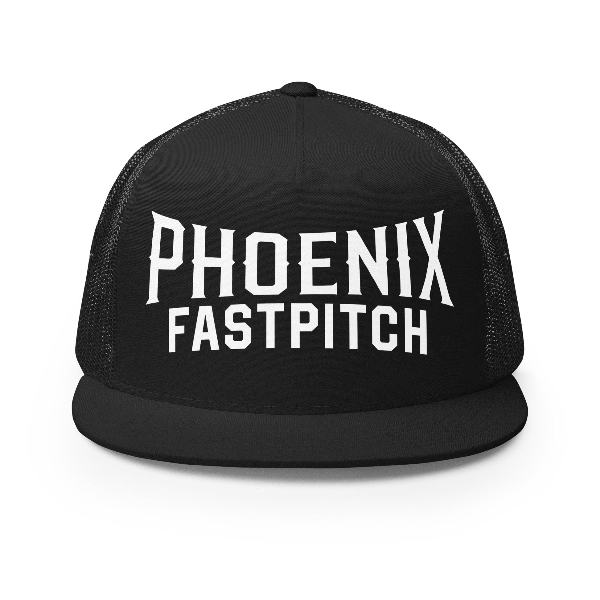 Performance | 5 Panel Trucker Cap | Phoenix Fastpitch | Script Logo