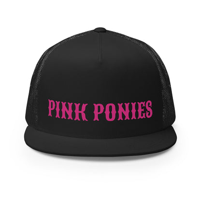 Performance | 5 Panel Trucker Cap | Pink Pony Athletic Club | Script Logo