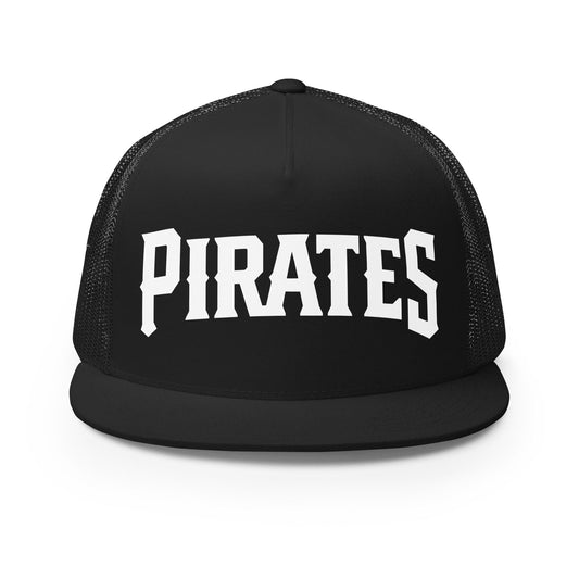 Performance | 5 Panel Trucker Cap | Port City Pirates | Cannonball Portside Logo