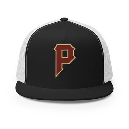 Performance | 5 Panel Trucker Cap | Port City Pirates | P-Mark Logo