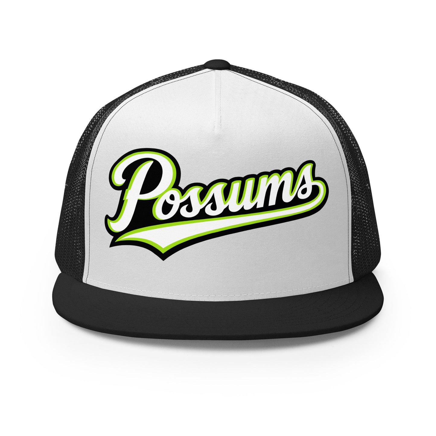 Performance | 5 Panel Trucker Cap | Possums | Script Logo