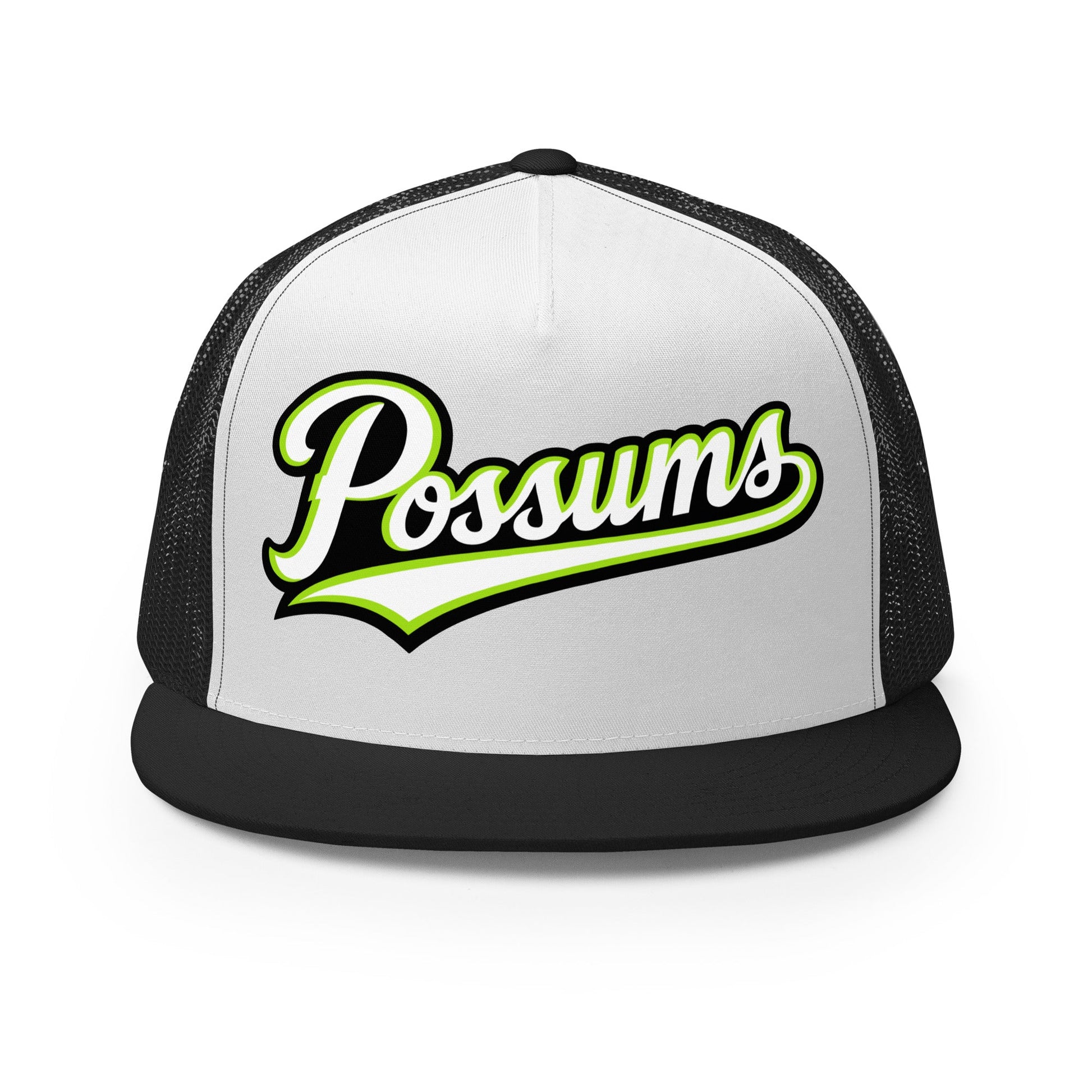 Performance | 5 Panel Trucker Cap | Possums | Script Logo