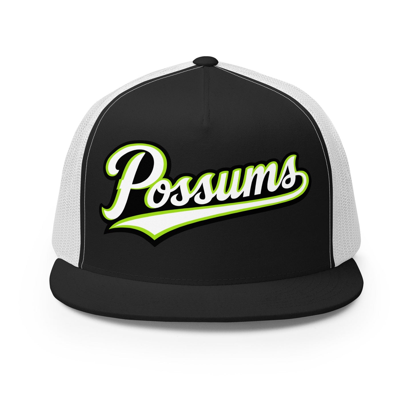 Performance | 5 Panel Trucker Cap | Possums | Script Logo