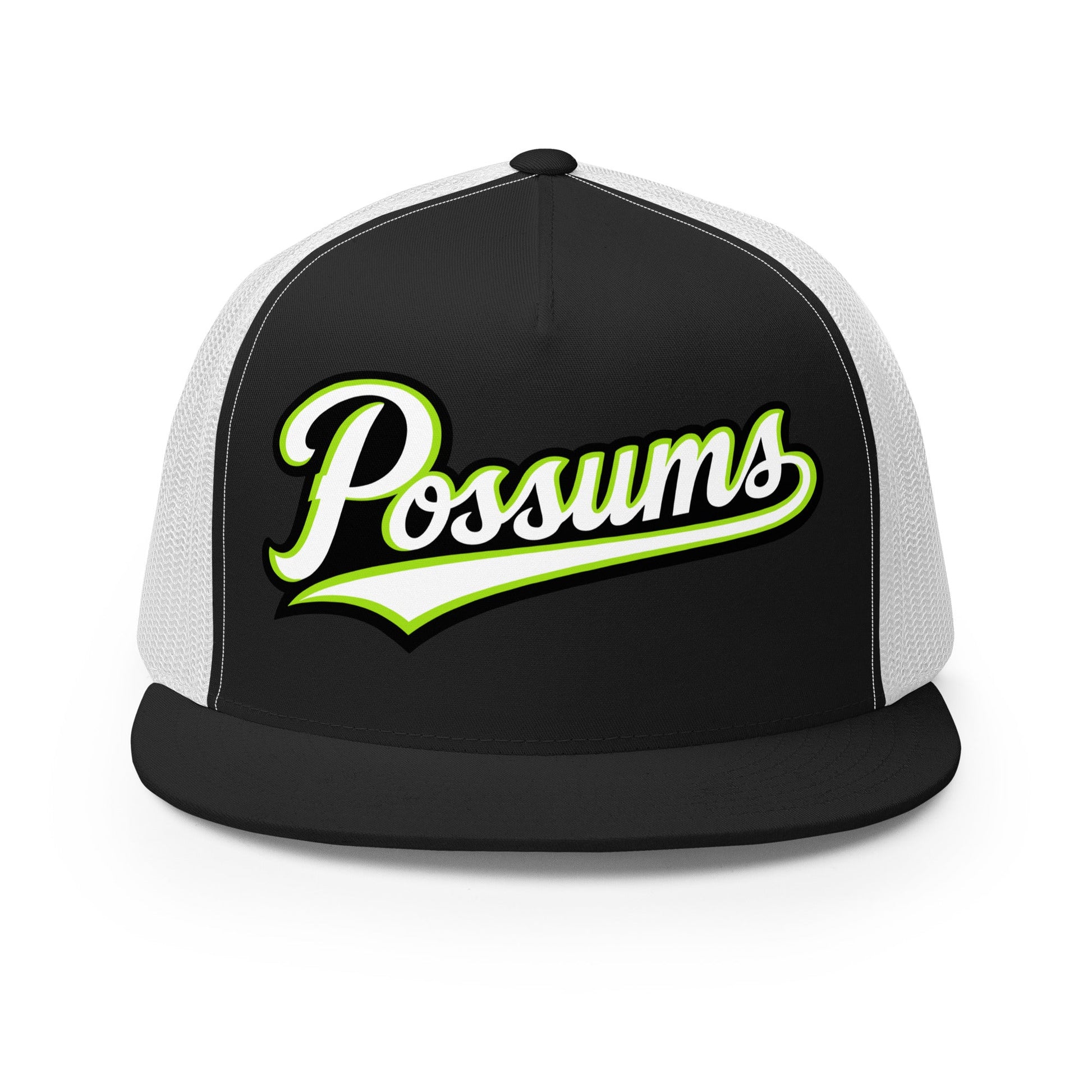 Performance | 5 Panel Trucker Cap | Possums | Script Logo