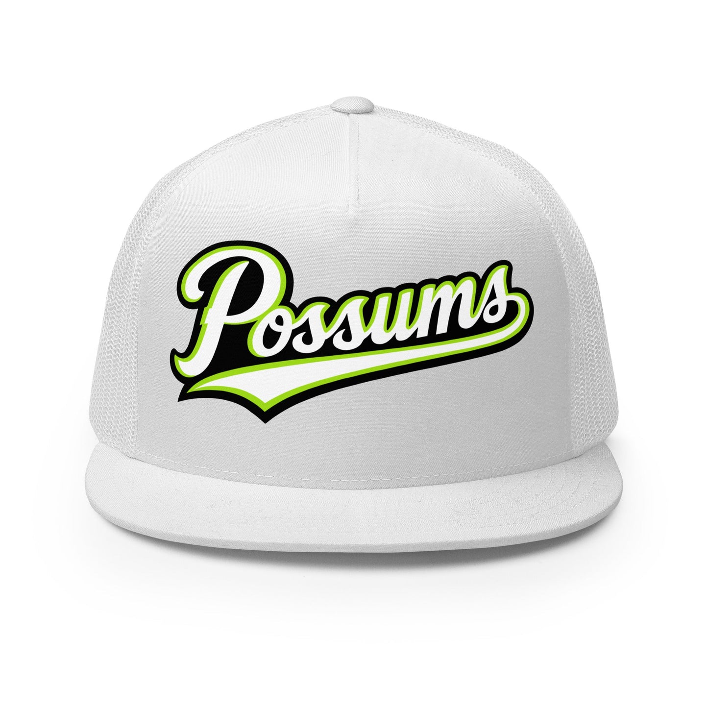 Performance | 5 Panel Trucker Cap | Possums | Script Logo