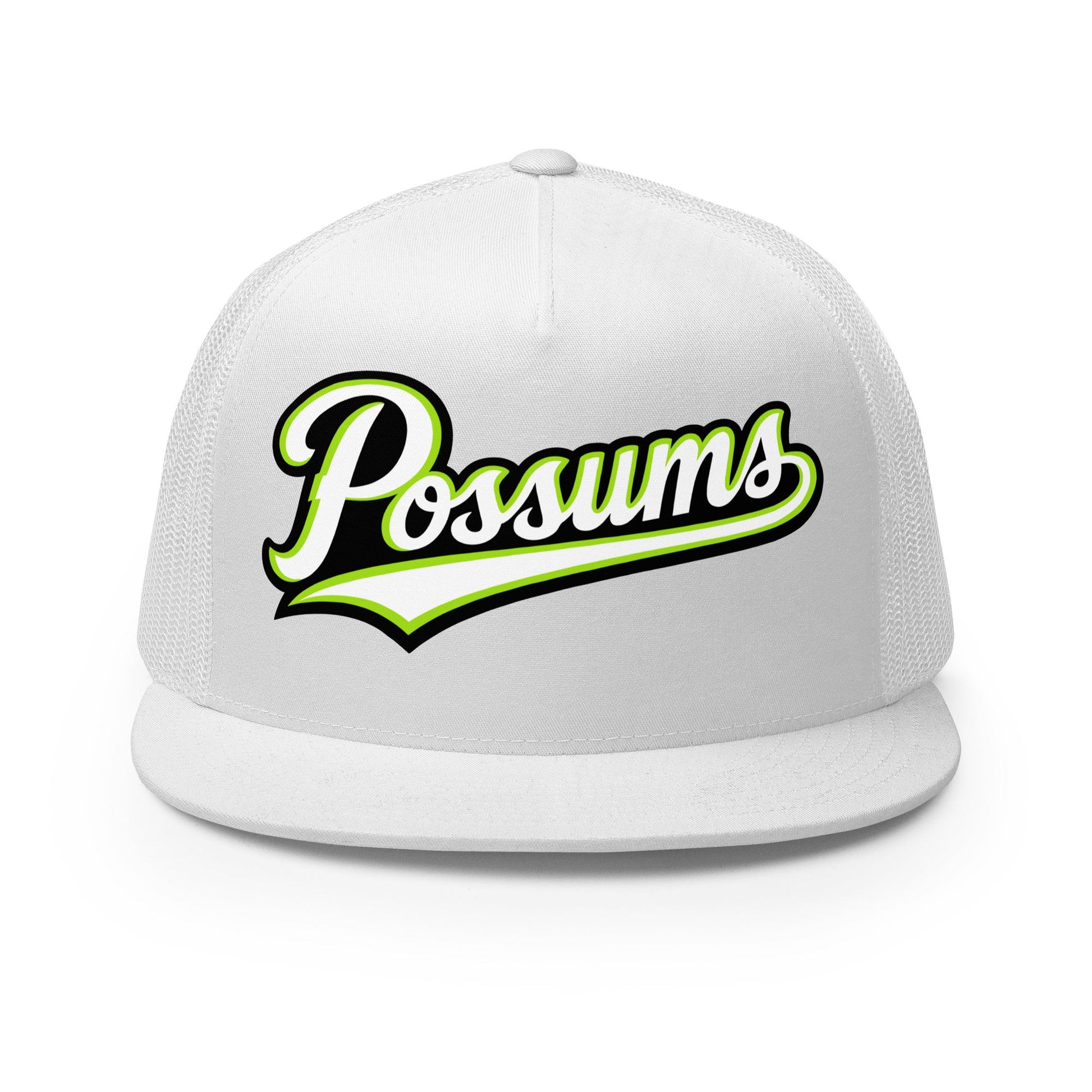 Performance | 5 Panel Trucker Cap | Possums | Script Logo