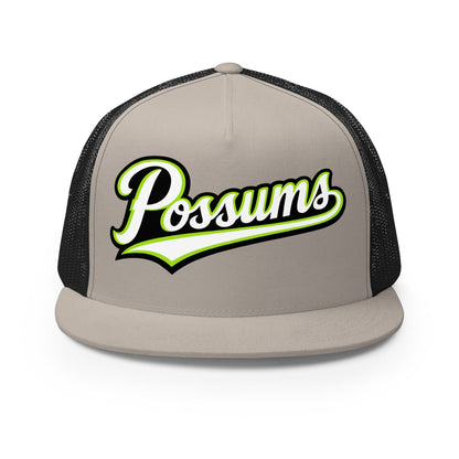 Performance | 5 Panel Trucker Cap | Possums | Script Logo