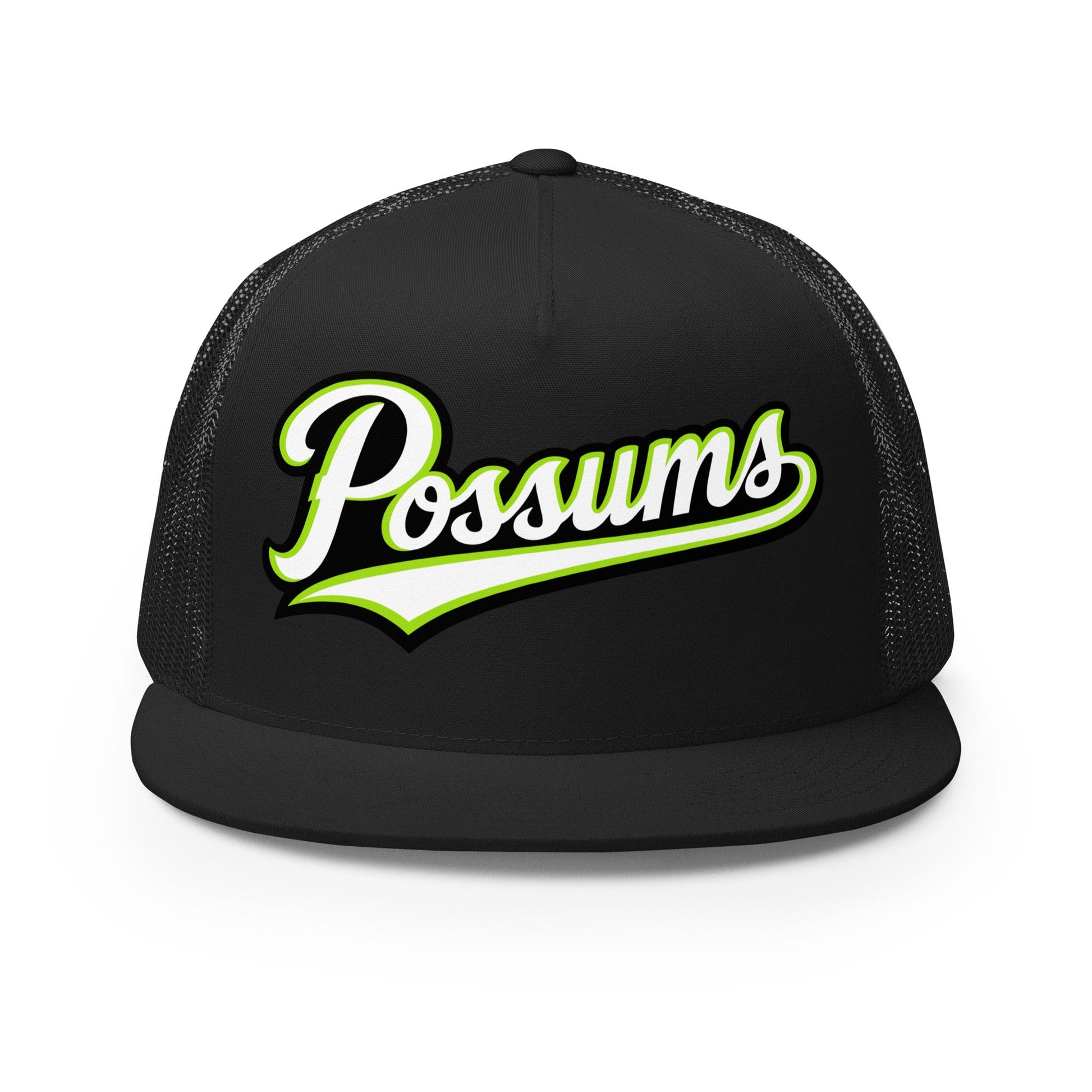 Performance | 5 Panel Trucker Cap | Possums | Script Logo
