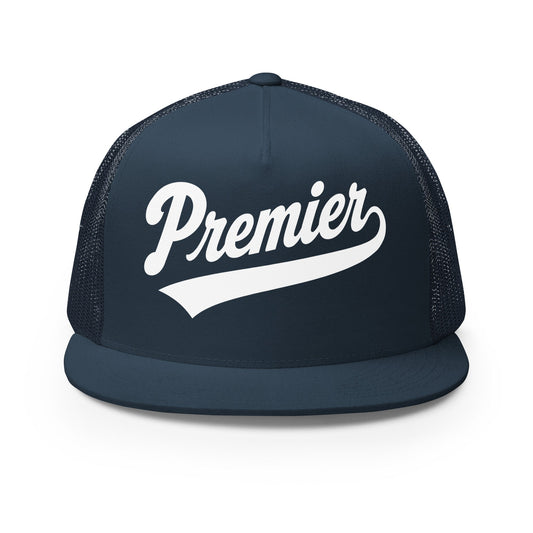 Performance | 5 Panel Trucker Cap | Premier Baseball | Athletics Logo