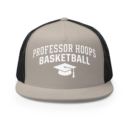 Performance | 5 Panel Trucker Cap | Professor Hoops Basketball | Modern Script Logo