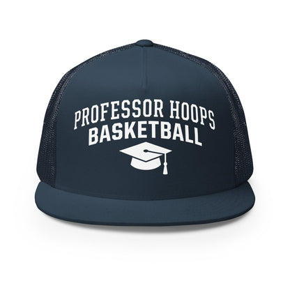 Performance | 5 Panel Trucker Cap | Professor Hoops Basketball | Modern Script Logo