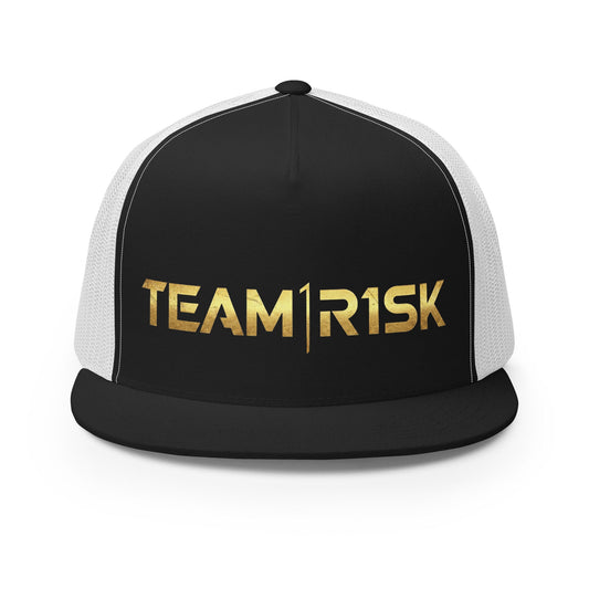 Performance | 5 Panel Trucker Cap | R1SK.gg | Script Logo