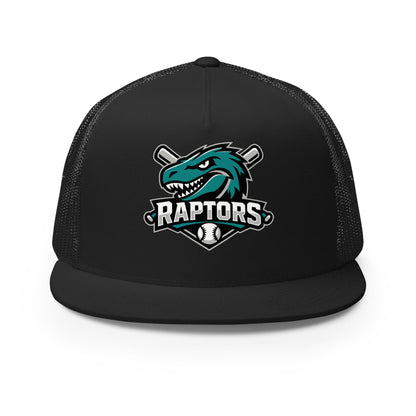 Performance | 5 Panel Trucker Cap | Raptors | Patch Logo