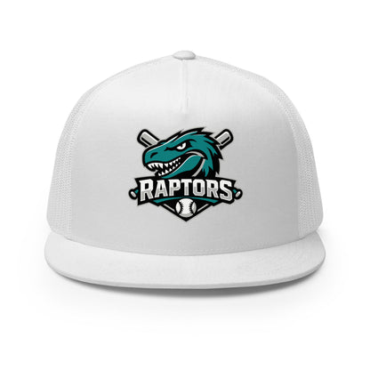 Performance | 5 Panel Trucker Cap | Raptors | Patch Logo