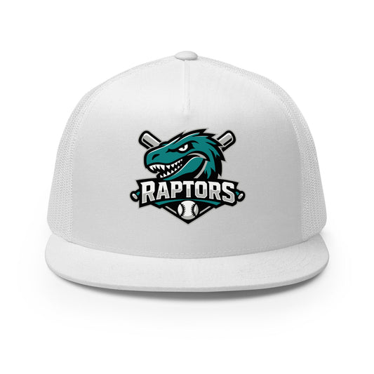 Performance | 5 Panel Trucker Cap | Raptors | Patch Logo