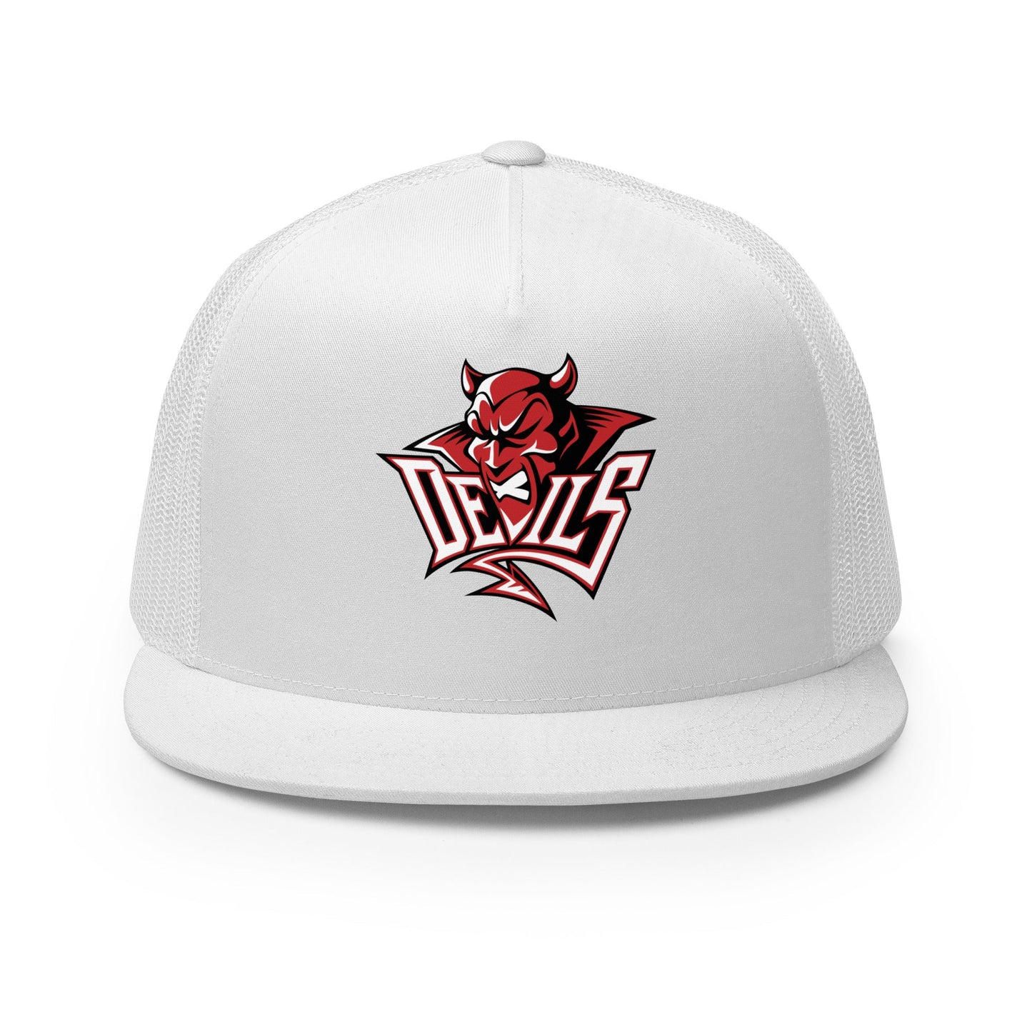 Performance | 5 Panel Trucker Cap | Red Springs Track and Field | Mascot Logo