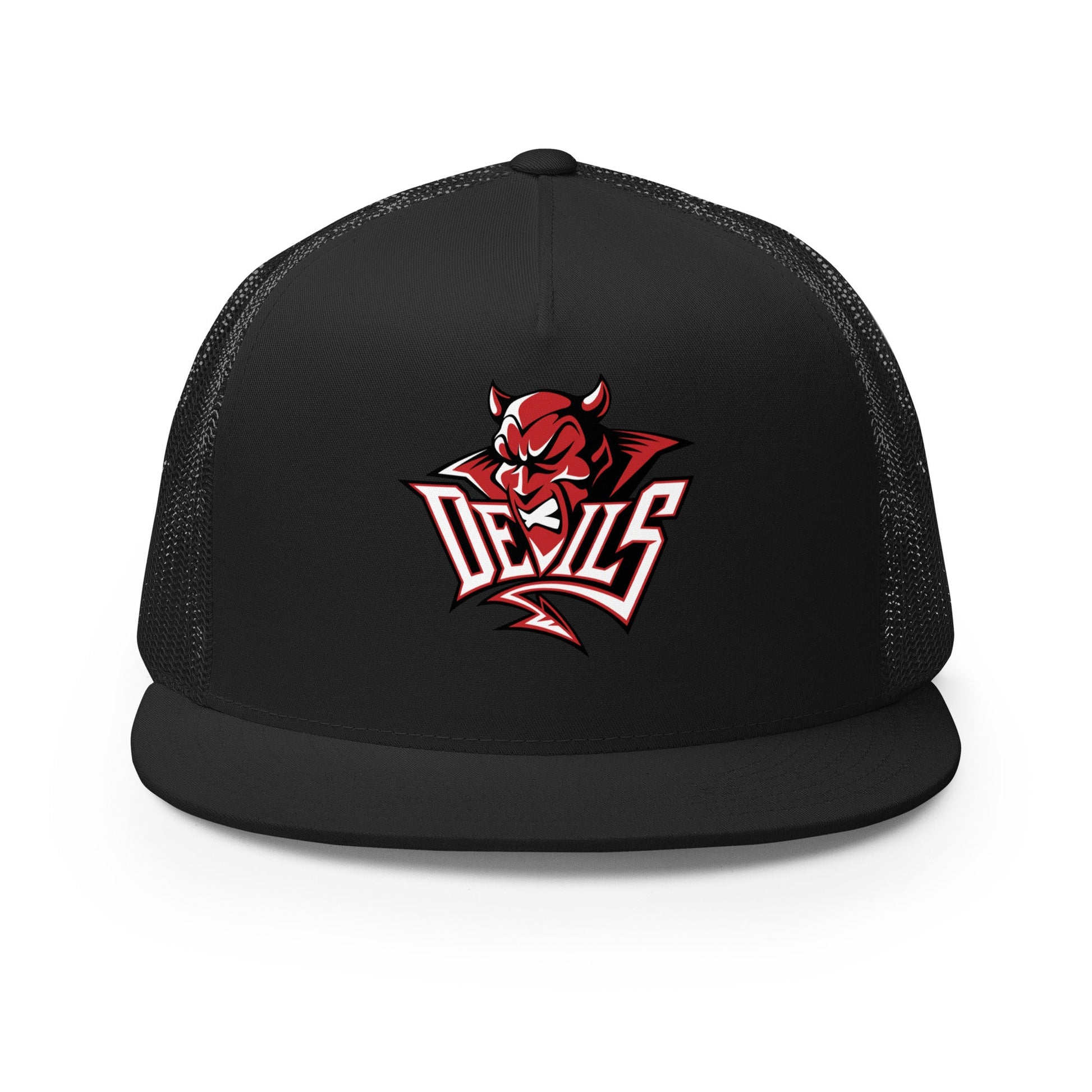 Performance | 5 Panel Trucker Cap | Red Springs Track and Field | Mascot Logo