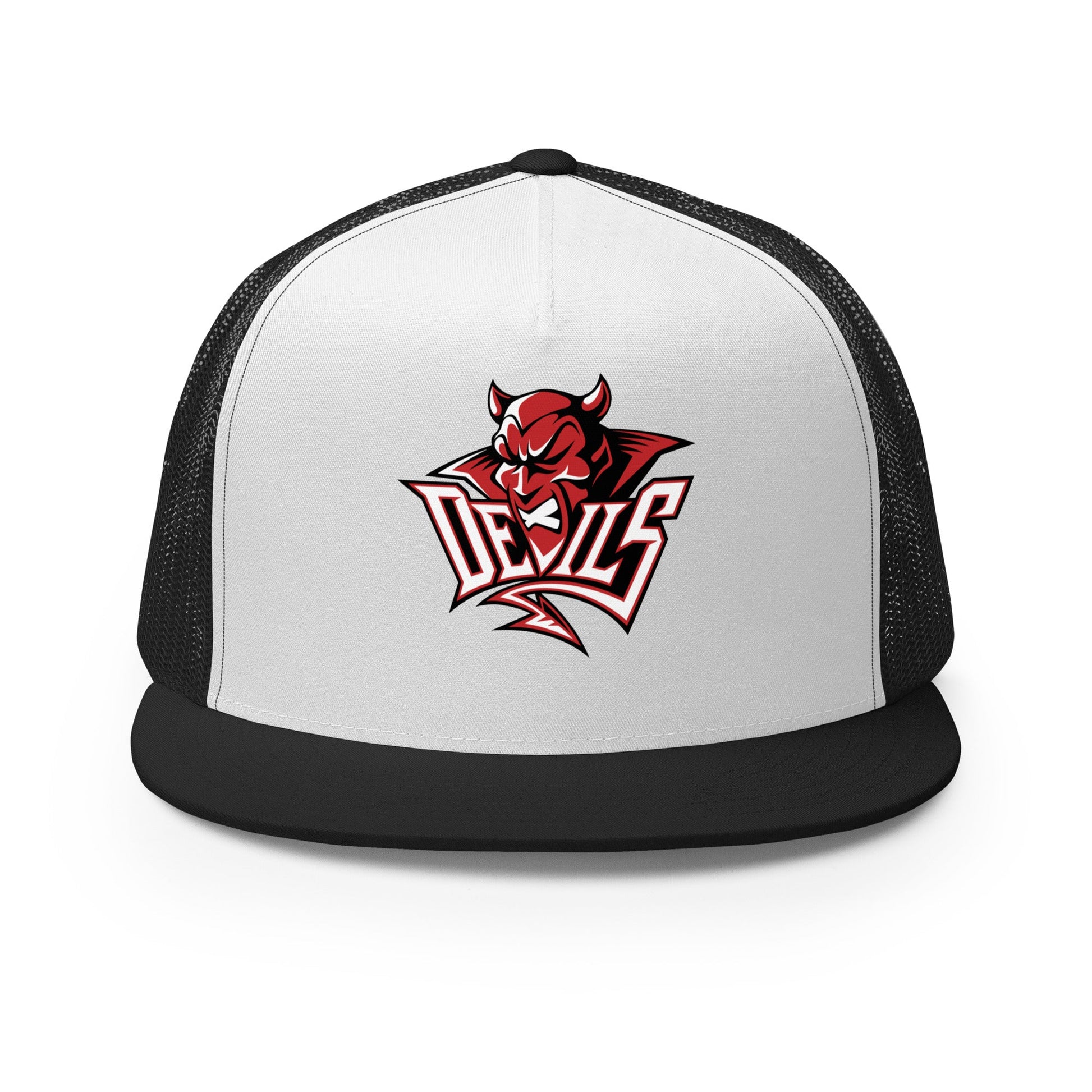 Performance | 5 Panel Trucker Cap | Red Springs Track and Field | Mascot Logo