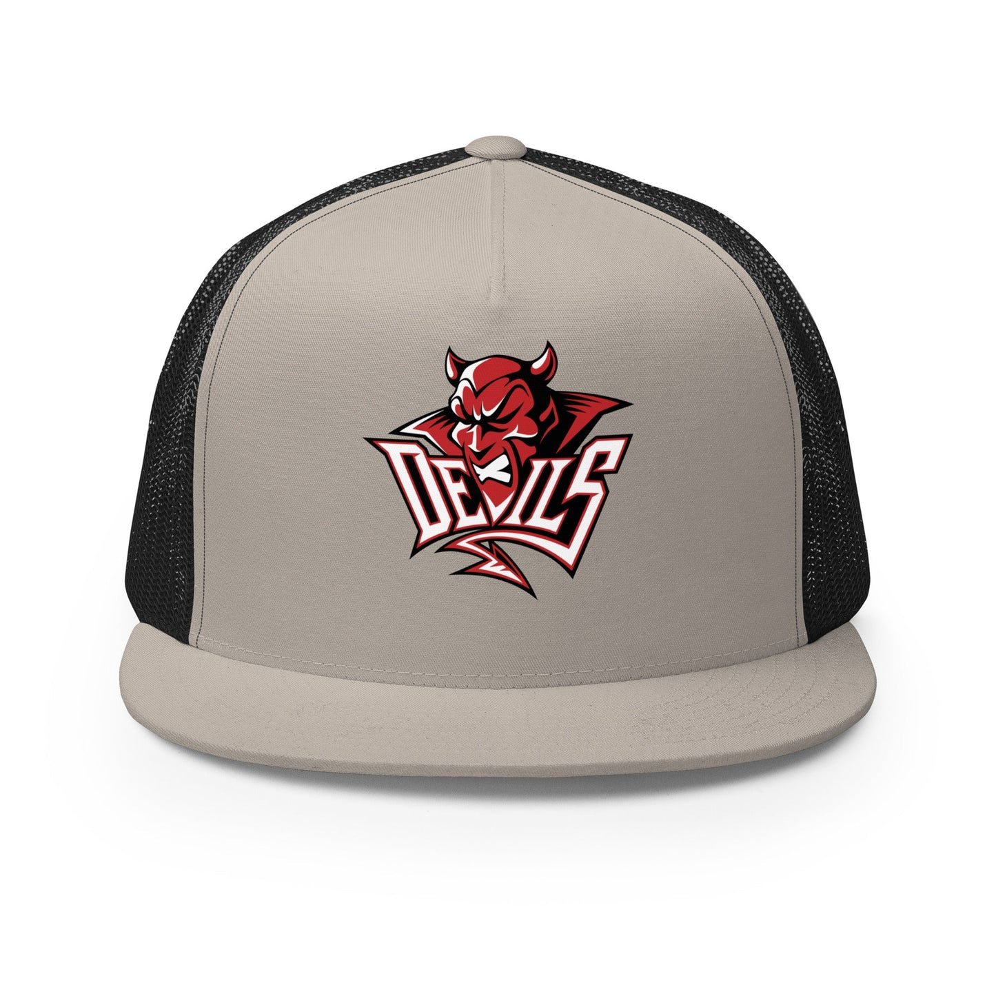 Performance | 5 Panel Trucker Cap | Red Springs Track and Field | Mascot Logo