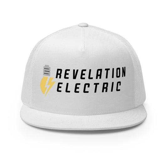 Performance | 5 Panel Trucker Cap | Revelation Electric | Logo