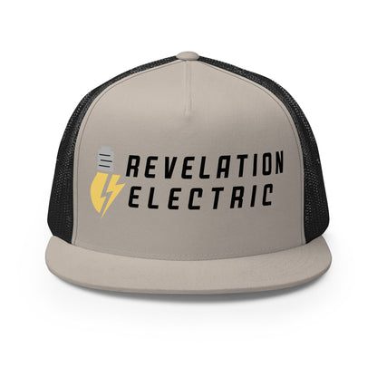 Performance | 5 Panel Trucker Cap | Revelation Electric | Logo