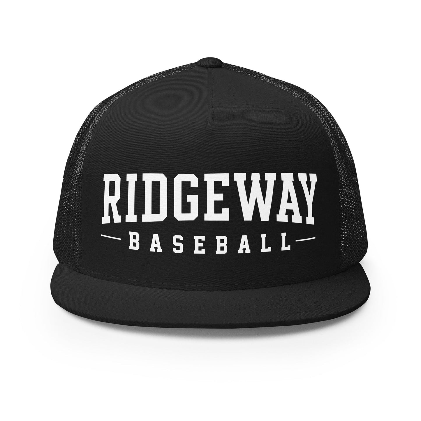 Performance | 5 Panel Trucker Cap | Ridgeway High School Baseball | Emblem Logo