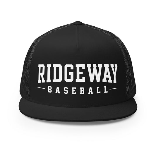 Performance | 5 Panel Trucker Cap | Ridgeway High School Baseball | Emblem Logo