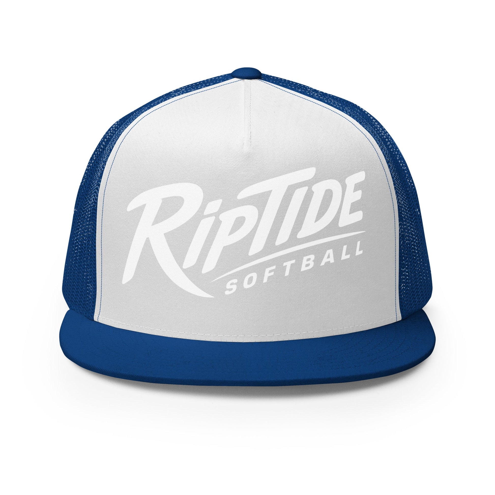 Performance | 5 Panel Trucker Cap | RipTide Softball | Crest Logo