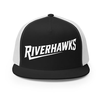 Performance | 5 Panel Trucker Cap | Rochester Riverhawks | Crest Logo