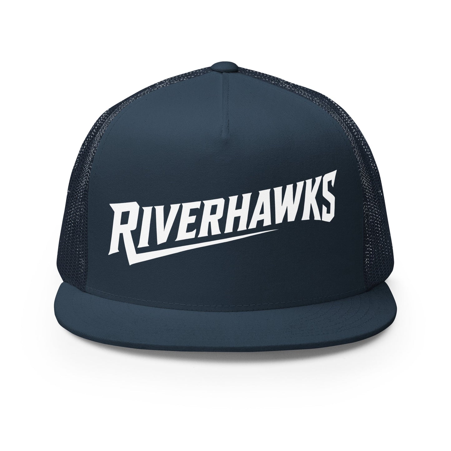 Performance | 5 Panel Trucker Cap | Rochester Riverhawks | Crest Logo