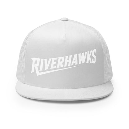 Performance | 5 Panel Trucker Cap | Rochester Riverhawks | Crest Logo