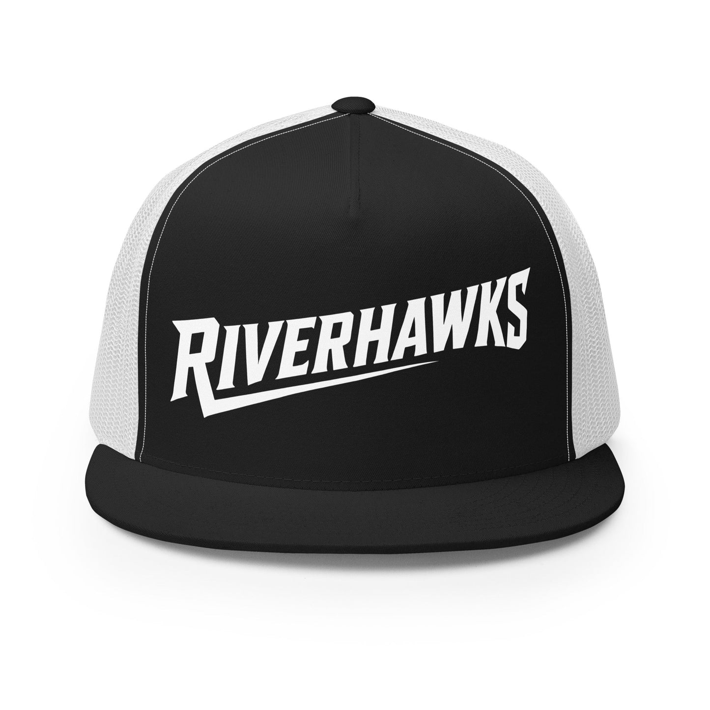 Performance | 5 Panel Trucker Cap | Rochester Riverhawks | Crest Logo