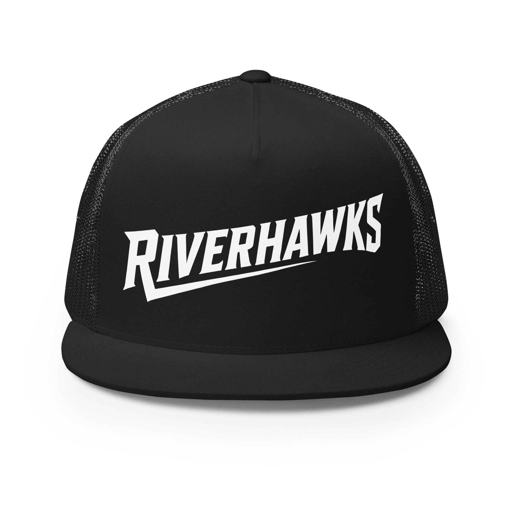 Performance | 5 Panel Trucker Cap | Rochester Riverhawks | Crest Logo
