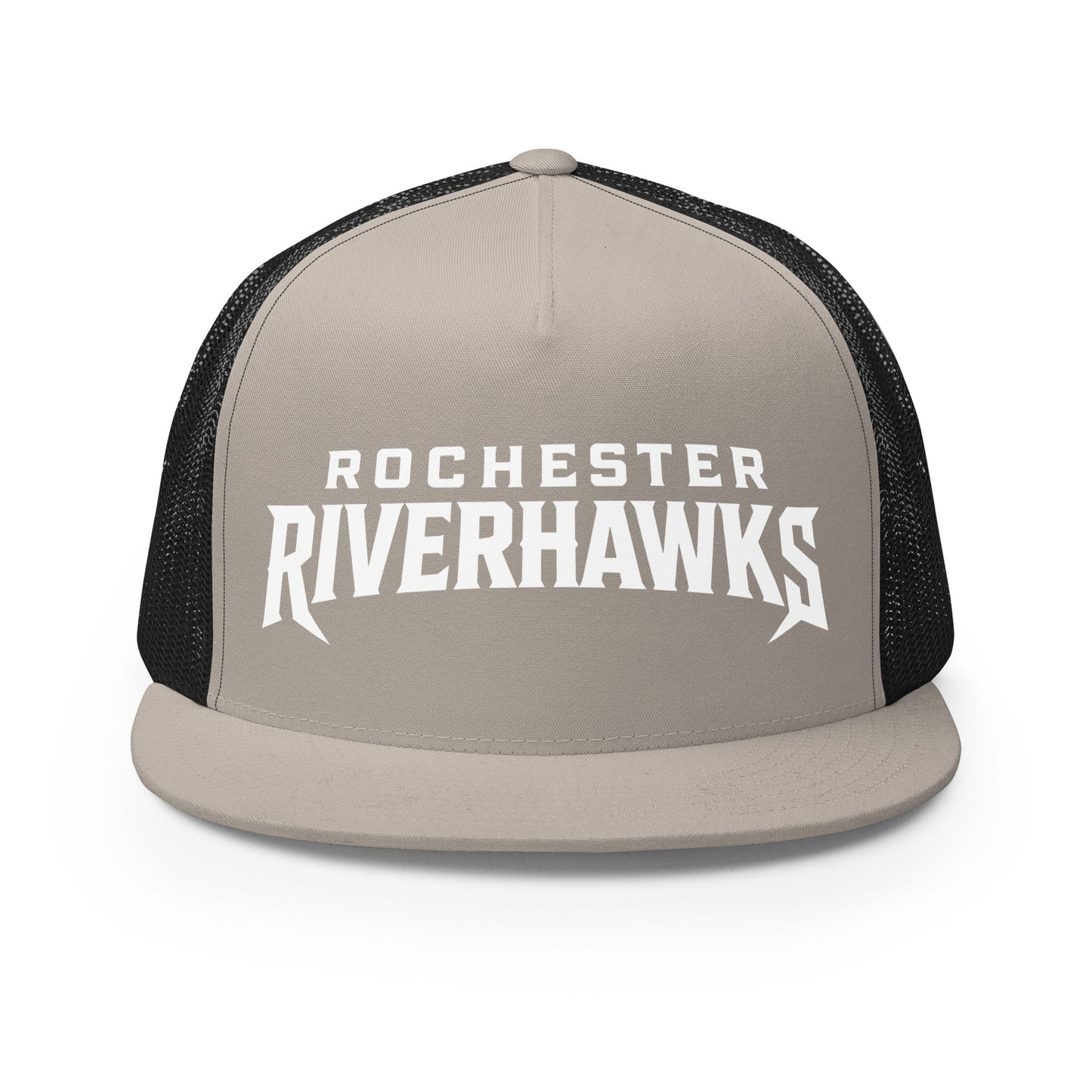 Performance | 5 Panel Trucker Cap | Rochester Riverhawks | Shield Logo