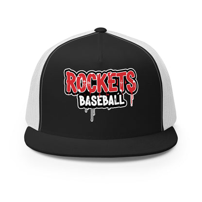Performance | 5 Panel Trucker Cap | Rockets Baseball