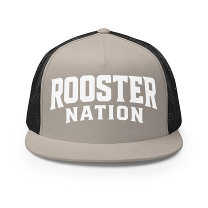 Performance | 5 Panel Trucker Cap | Rooster Nation | Shield Logo