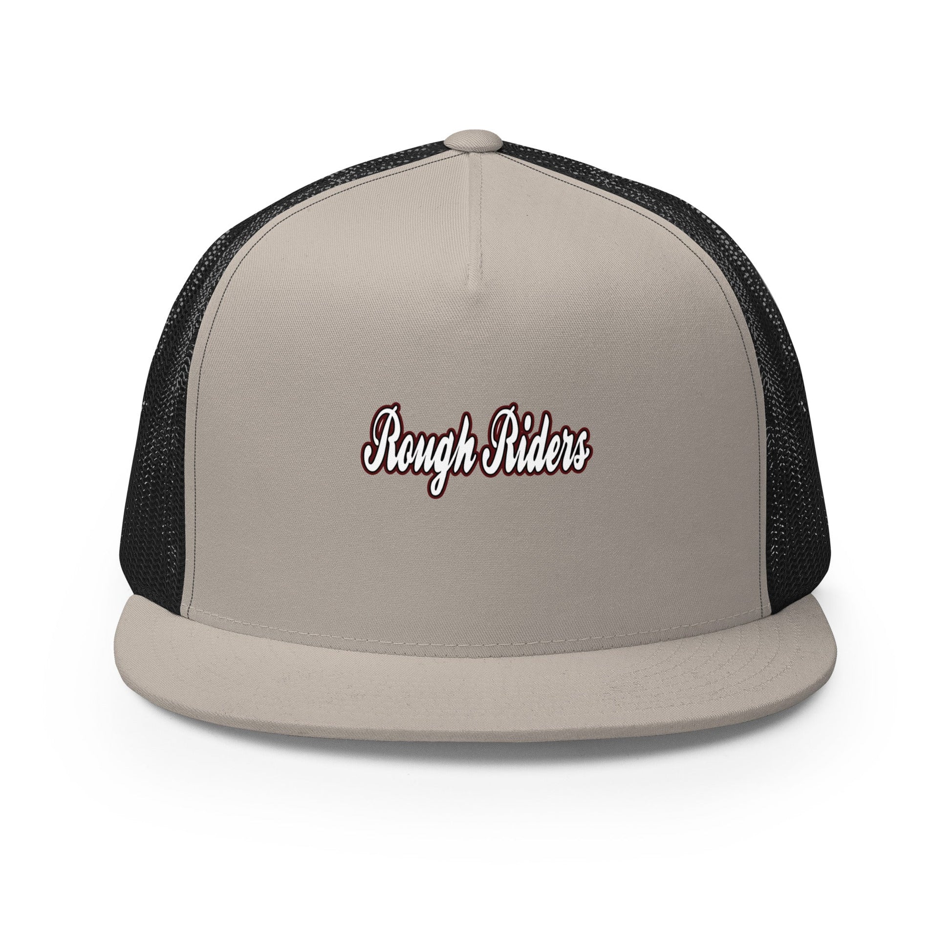 Performance | 5 Panel Trucker Cap | Rough Riders | Script Logo
