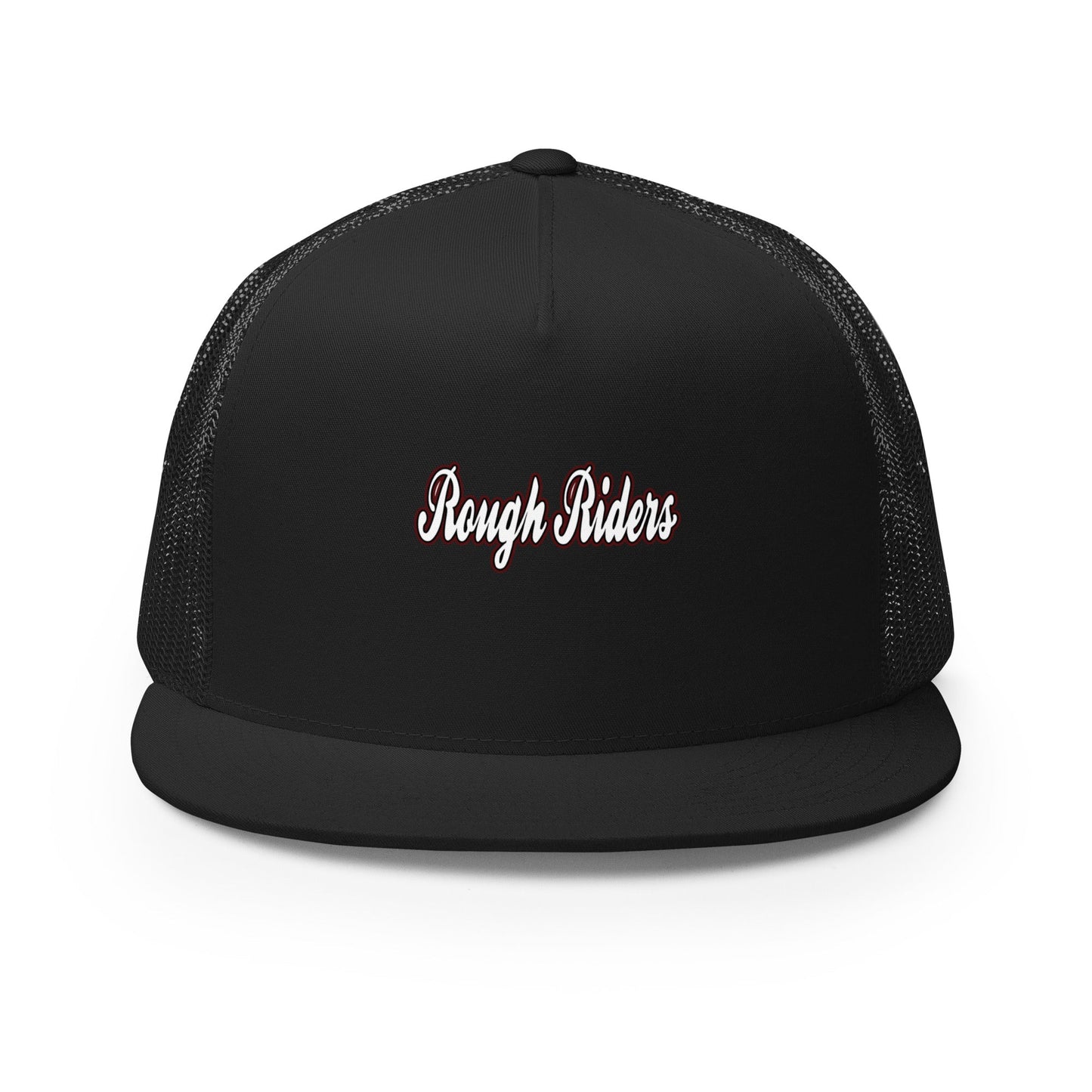 Performance | 5 Panel Trucker Cap | Rough Riders | Script Logo