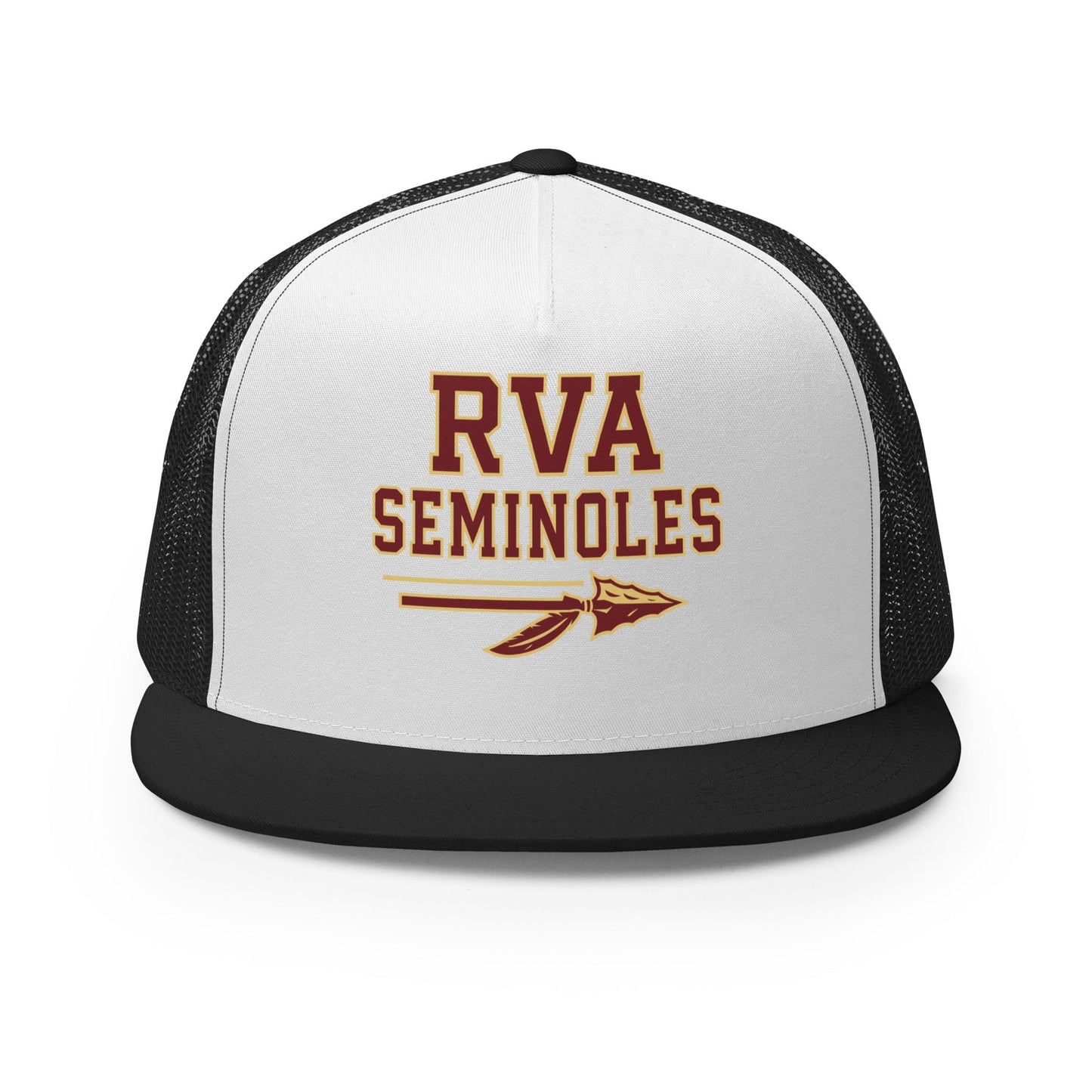 Performance | 5 Panel Trucker Cap | RVA Seminoles | Script Logo