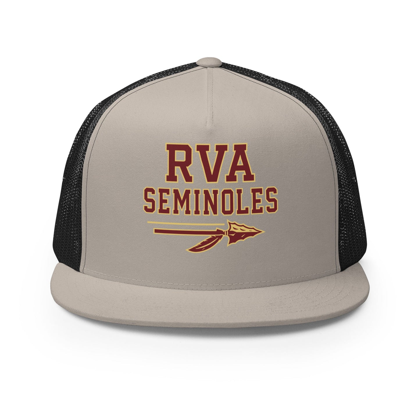 Performance | 5 Panel Trucker Cap | RVA Seminoles | Script Logo
