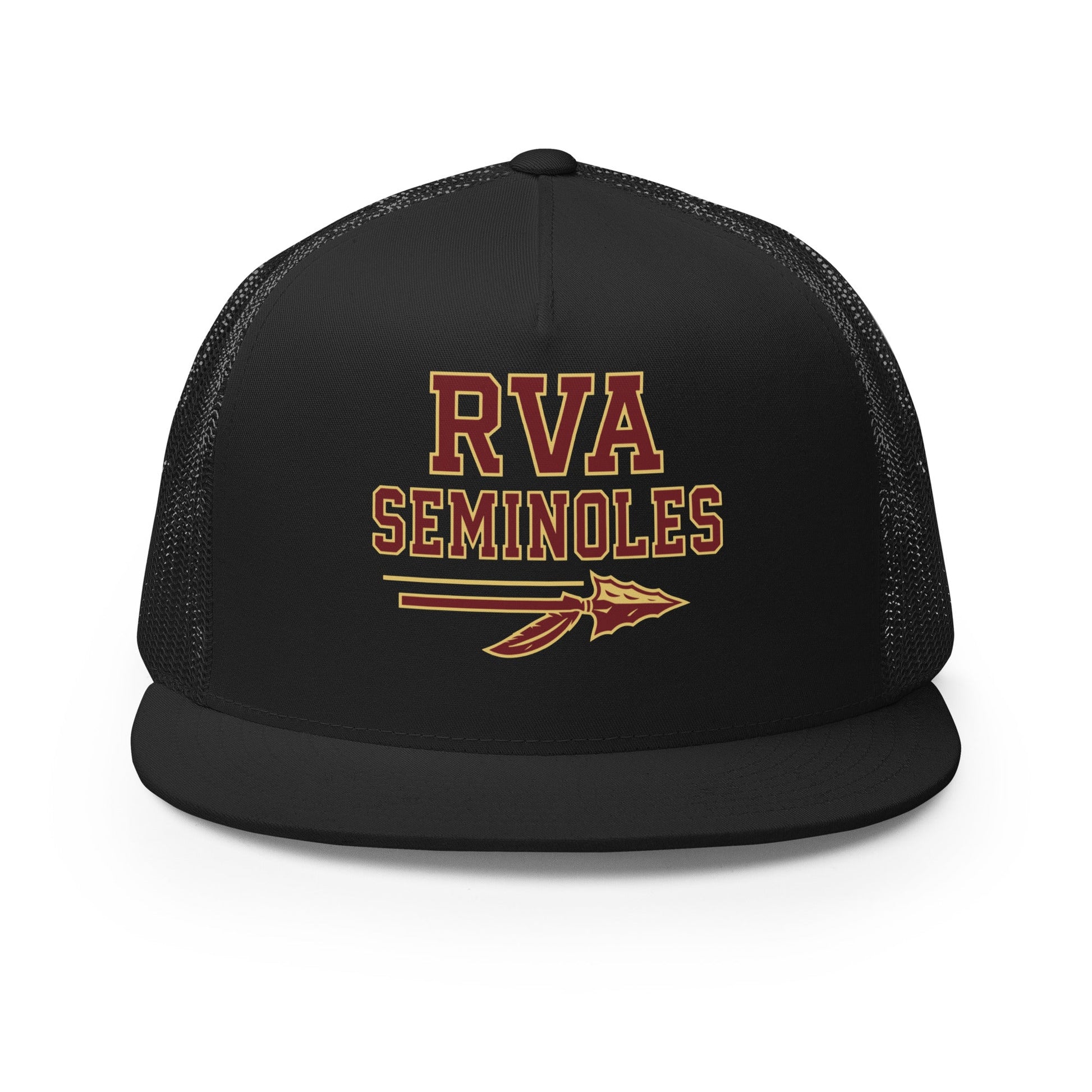 Performance | 5 Panel Trucker Cap | RVA Seminoles | Script Logo