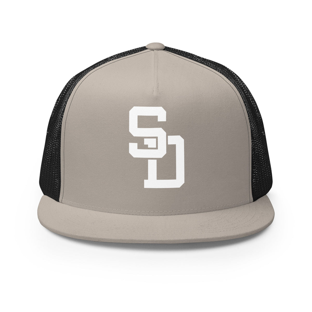 Performance | 5 Panel Trucker Cap | San Diego High School Wrestling | Lettermark Logo