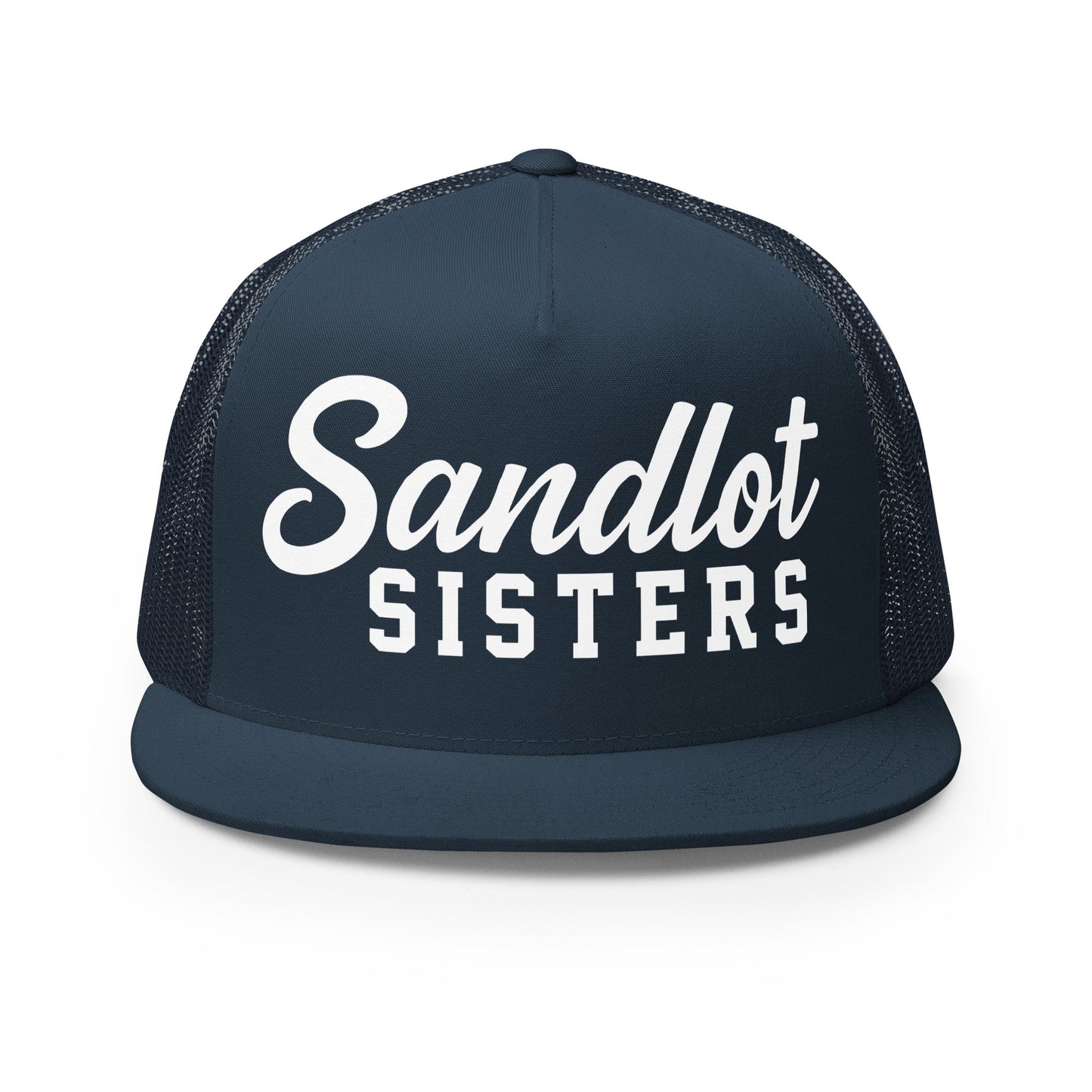 Performance | 5 Panel Trucker Cap | Sandlot Sisters | Script Logo